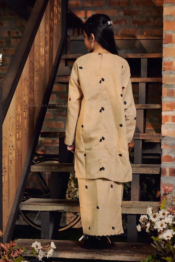 SARIMAH SULAM KURUNG KIDS in NUDE BROWN
