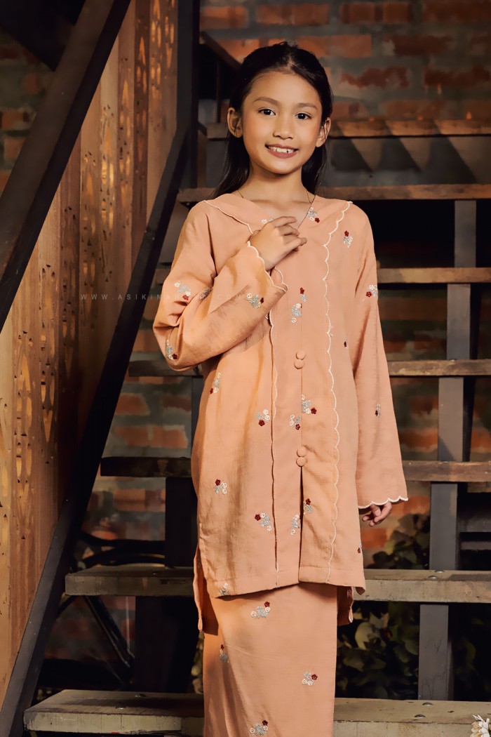 SARIMAH SULAM KURUNG KIDS in PEACH