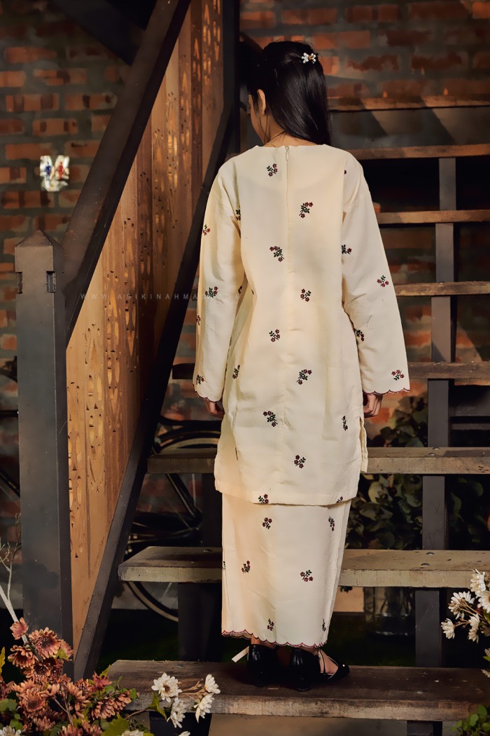 SARIMAH SULAM KURUNG KIDS in WHITE PURPLE