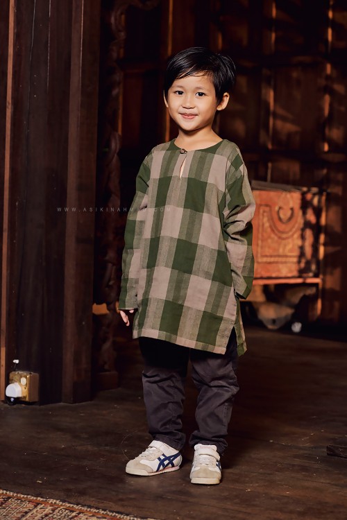 TUAH KURTA KIDS (TKK-D2) IN EMERALD